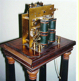 Color image of the back of Hipp Chronoscope